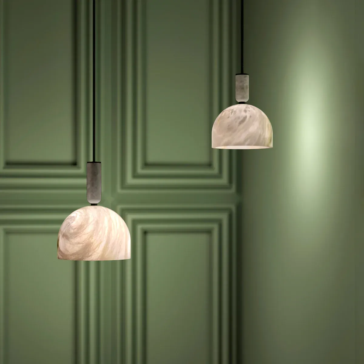 Blair Alabaster Pendant Light-labpiecesign