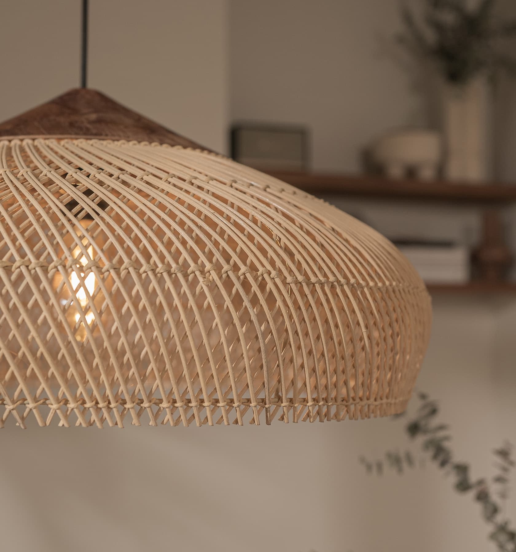 Japandi Lighting Wabi-sabi Style Bright Drum Lamp Pendant lampshade