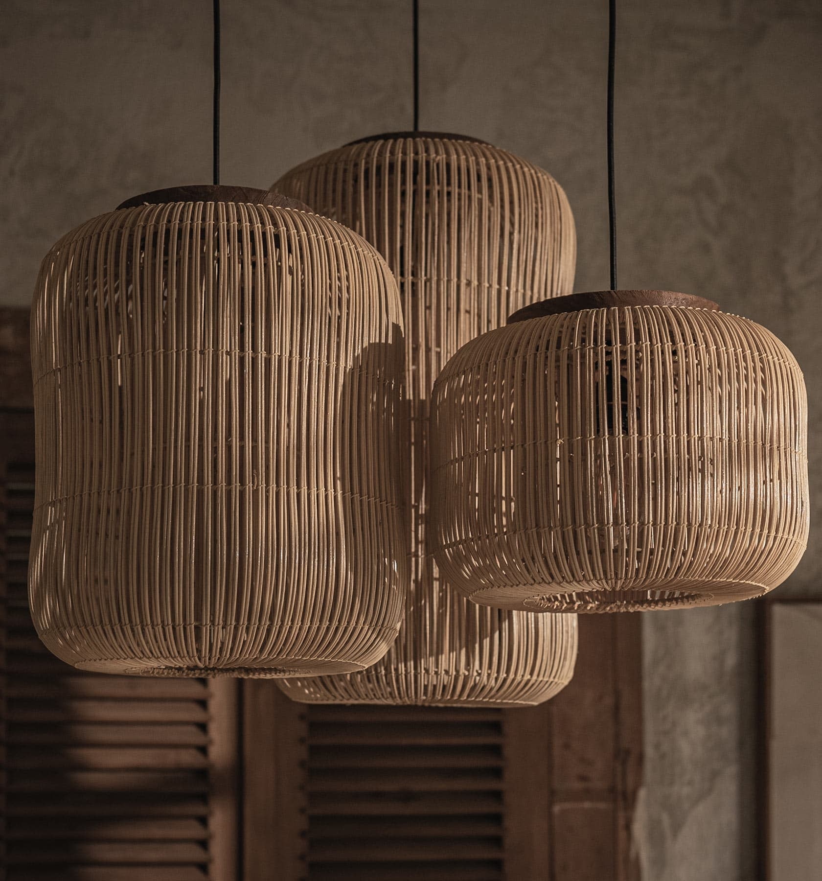 Barrel Hanging Lamp Charcoal-labpiecesign