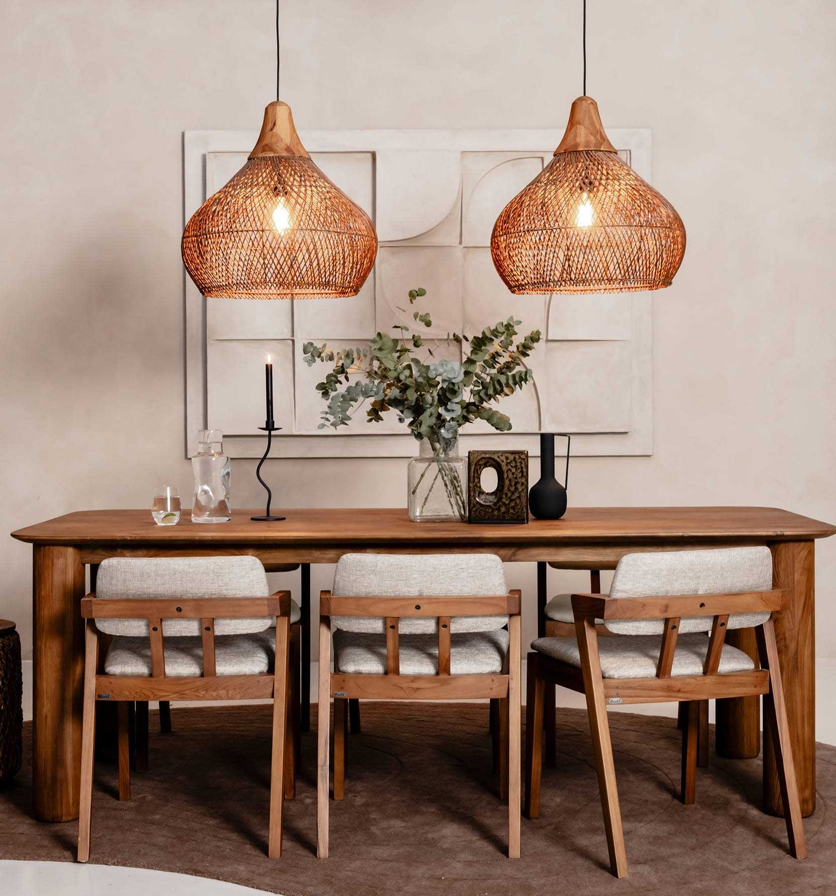 Japandi Lighting Wabi-sabi Style Bright Drum Lamp Pendant lampshade