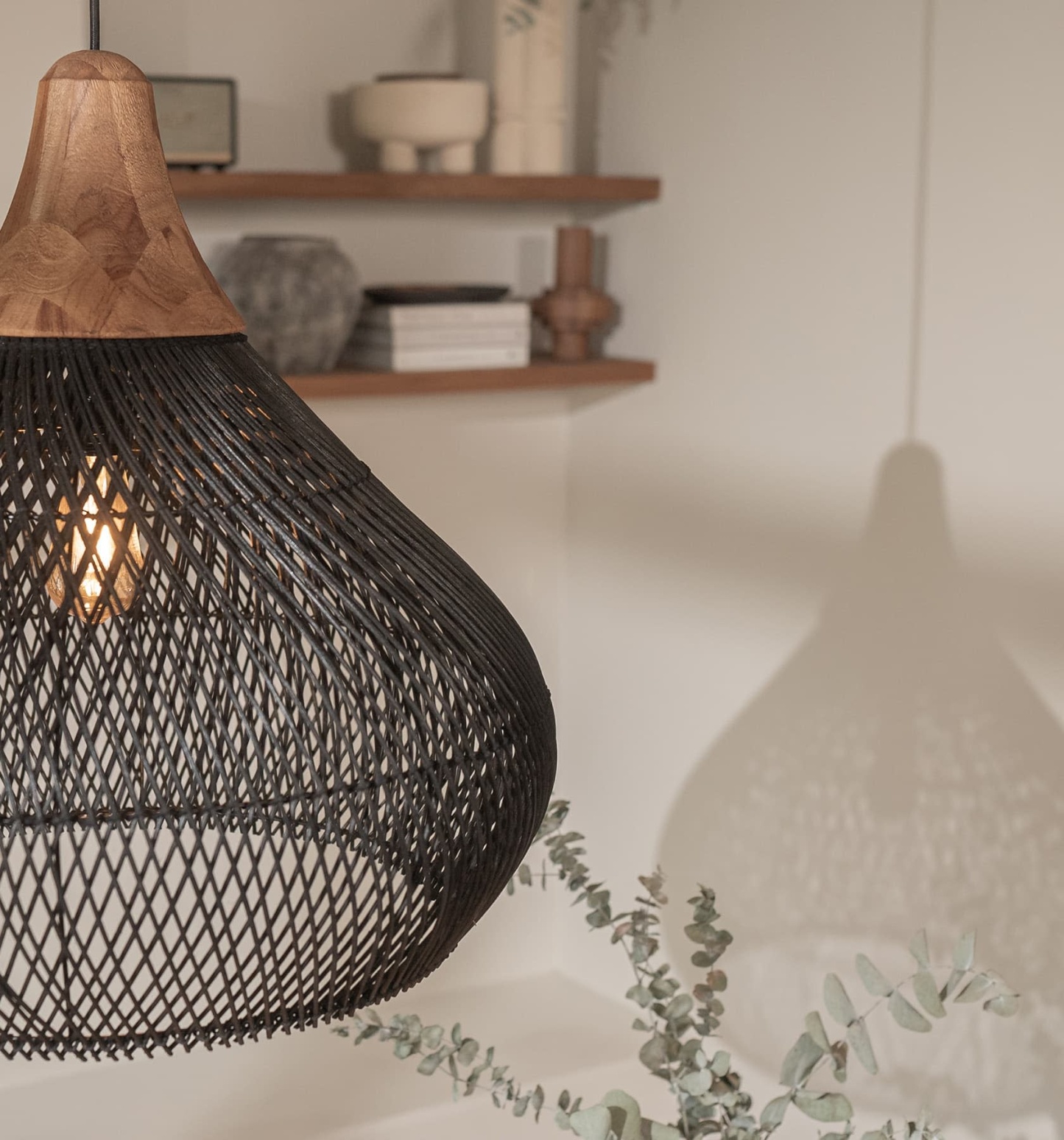 Japandi Lighting Wabi-sabi Style Bright Drum Lamp Pendant lampshade
