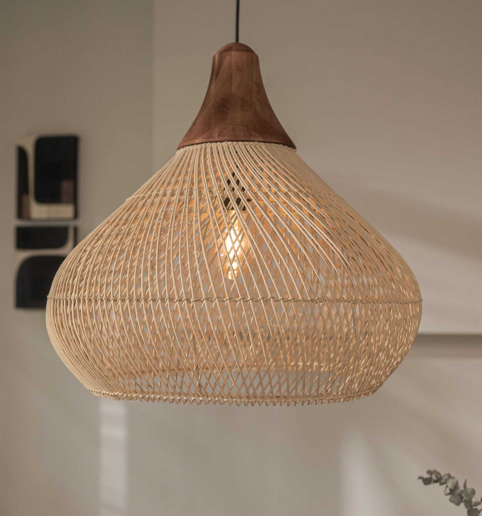 Japandi Lighting Wabi-sabi Style Bright Drum Lamp Pendant lampshade