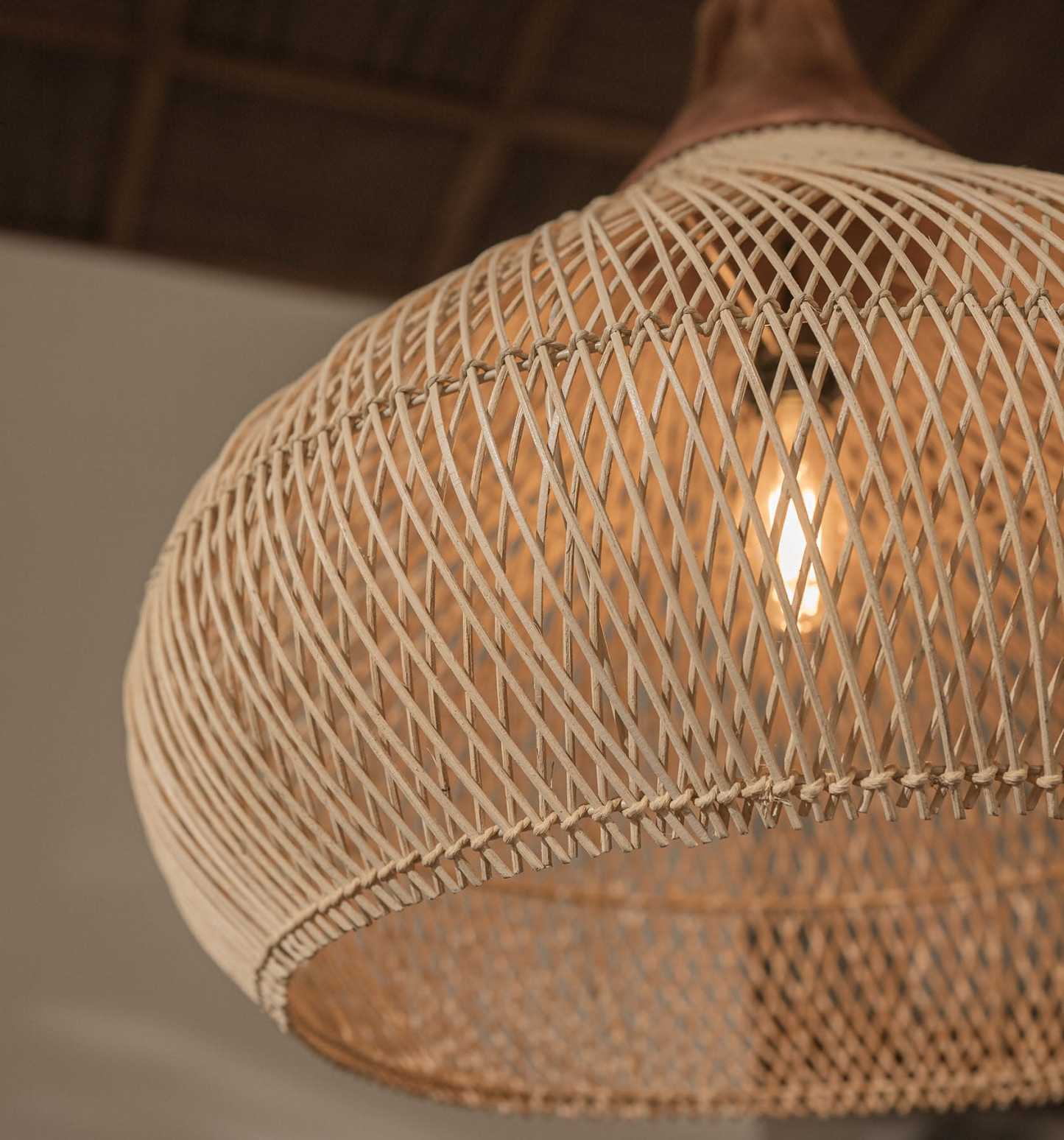 Japandi Lighting Wabi-sabi Style Bright Drum Lamp Pendant lampshade