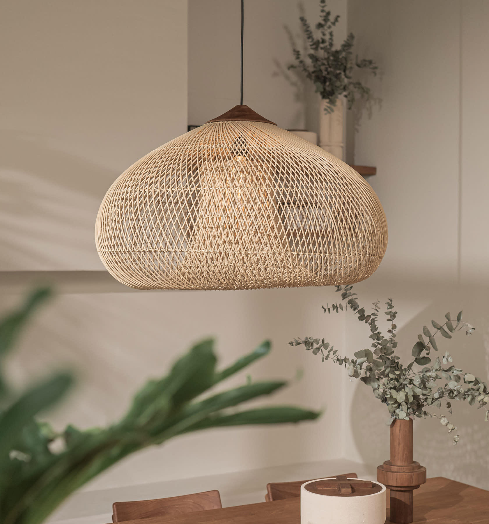 Japandi Lighting Wabi-sabi Style Bright Drum Lamp Pendant lampshade