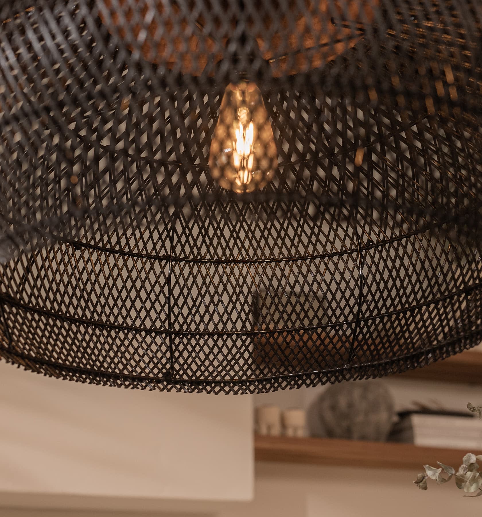 Japandi Lighting Wabi-sabi Style Bright Drum Lamp Pendant lampshade