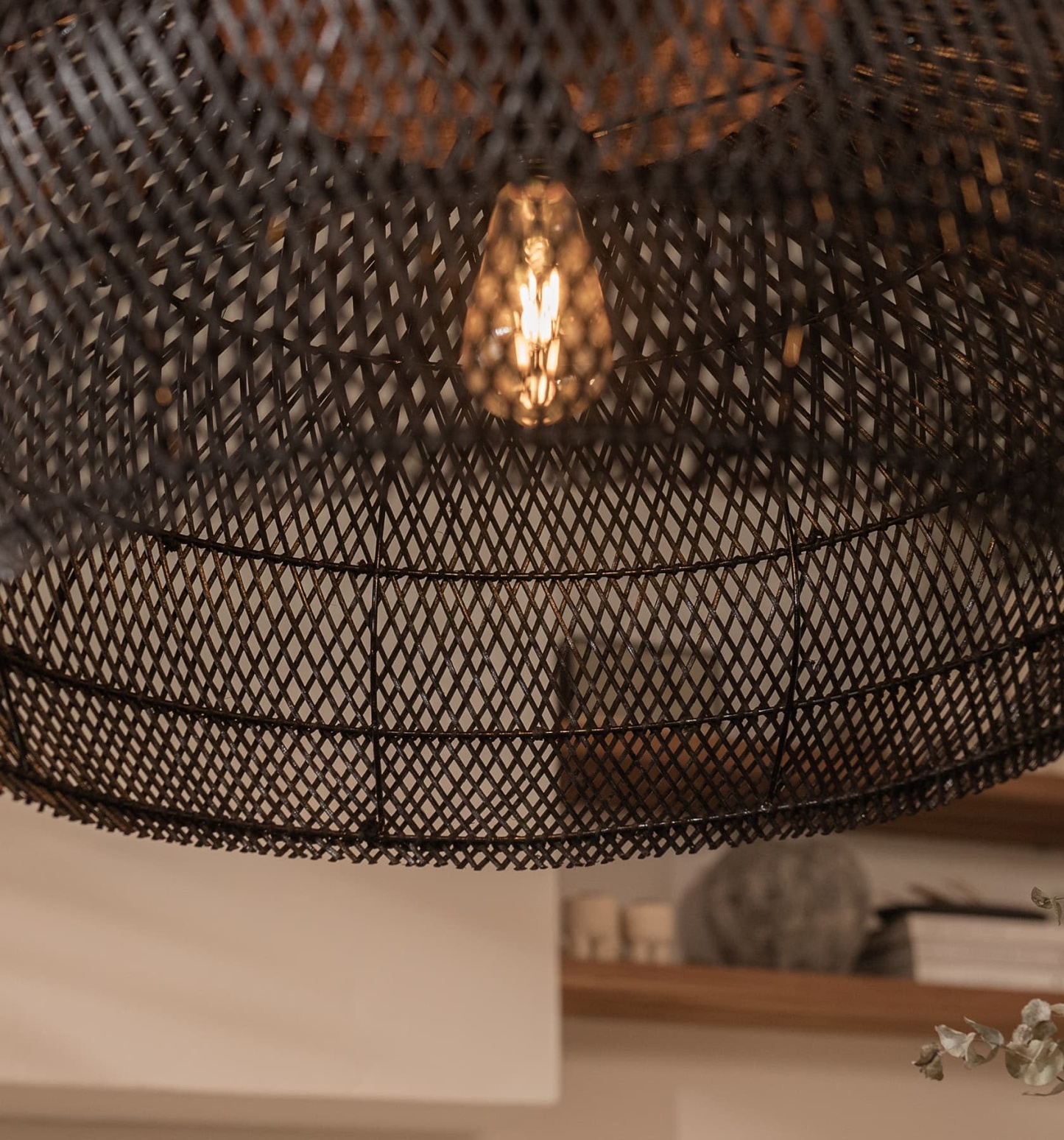 Japandi Lighting Wabi-sabi Style Bright Drum Lamp Pendant lampshade
