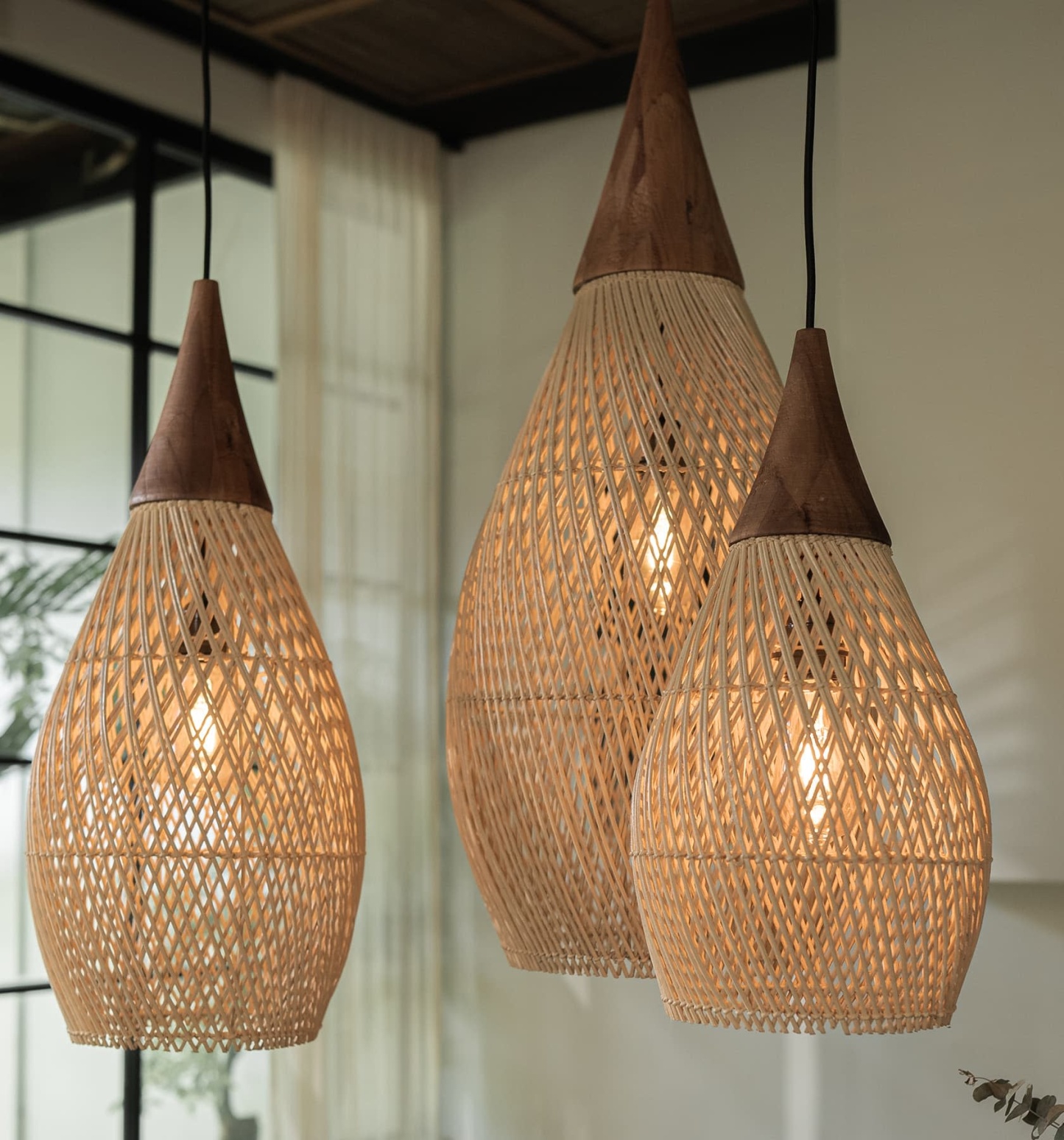 Japandi Lighting Wabi-sabi Style Bright Drum Lamp Pendant lampshade