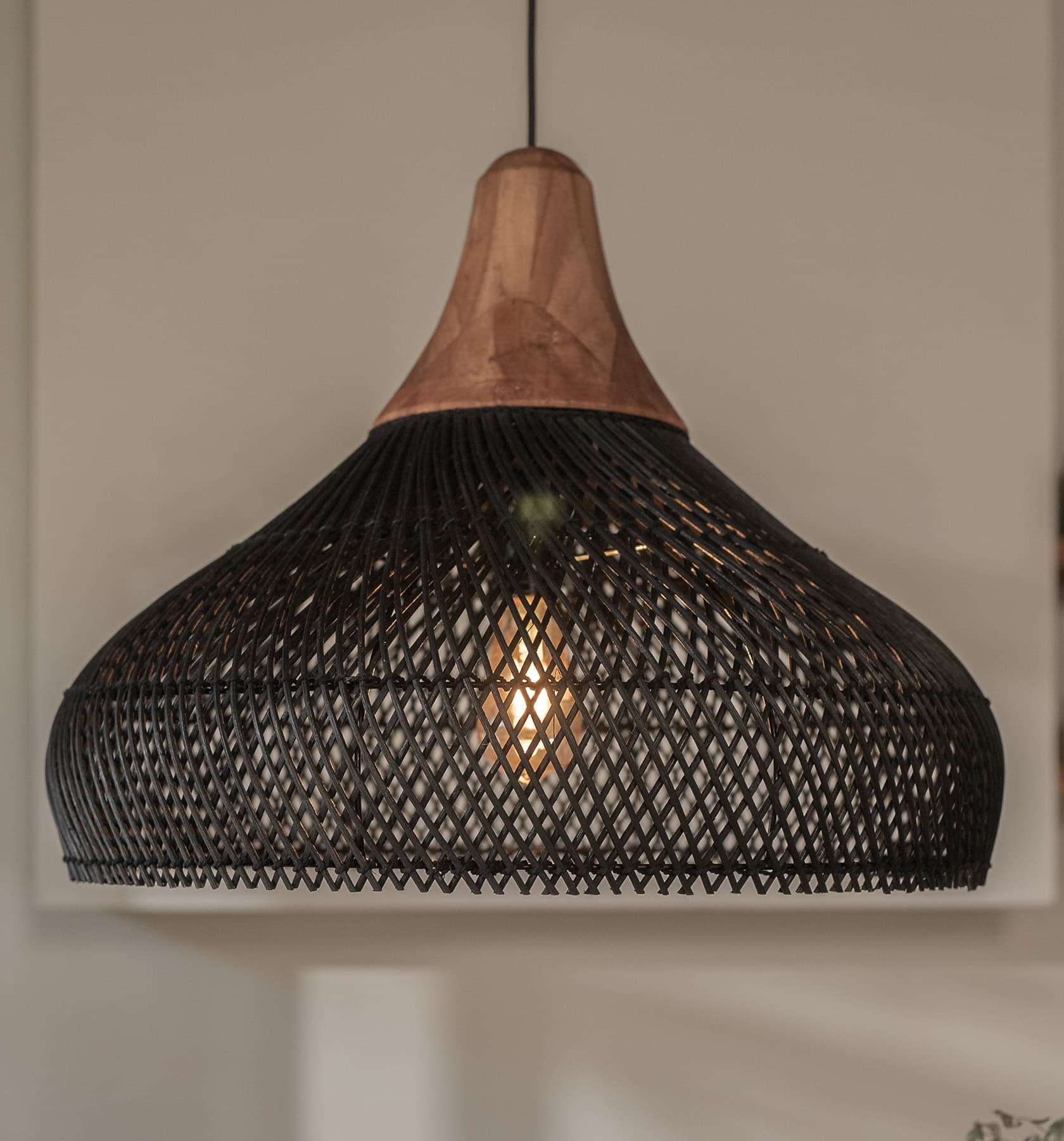 Japandi Lighting Wabi-sabi Style Bright Drum Lamp Pendant lampshade