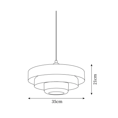 Medieval Iron Chandelier Retro Single Head Pendant Light-labpiecesign