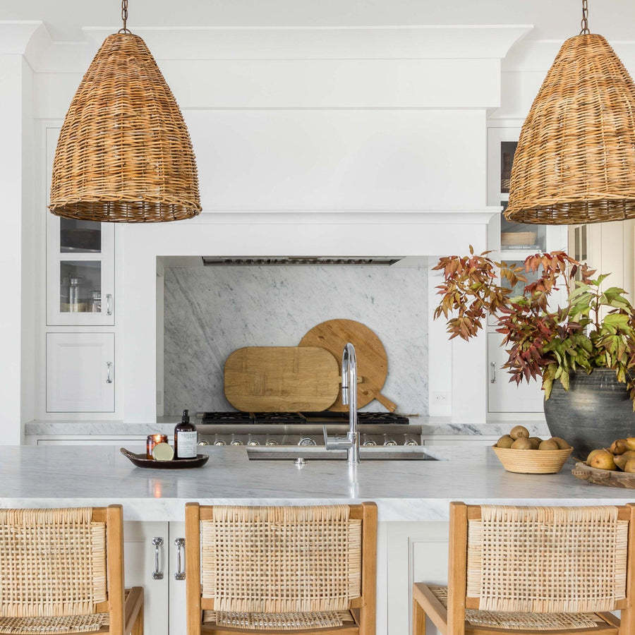 Natural Rattan Pendant Light-labpiecesign