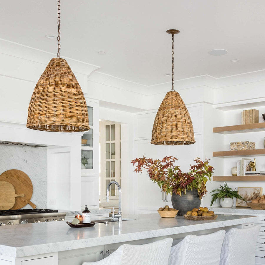 Natural Rattan Pendant Light-labpiecesign