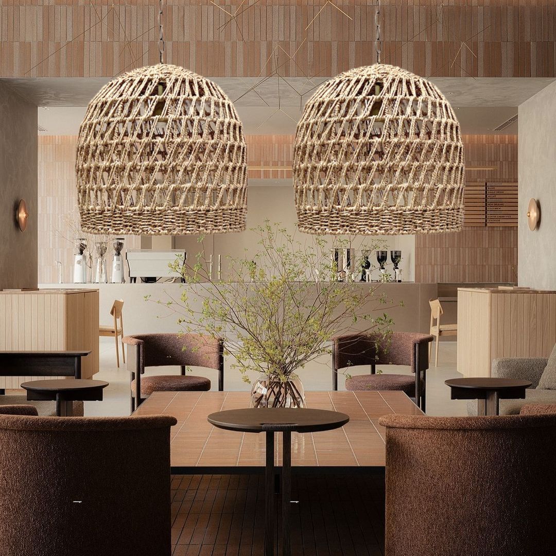 Milford Rope Pendant Light Chandelier-labpiecesign