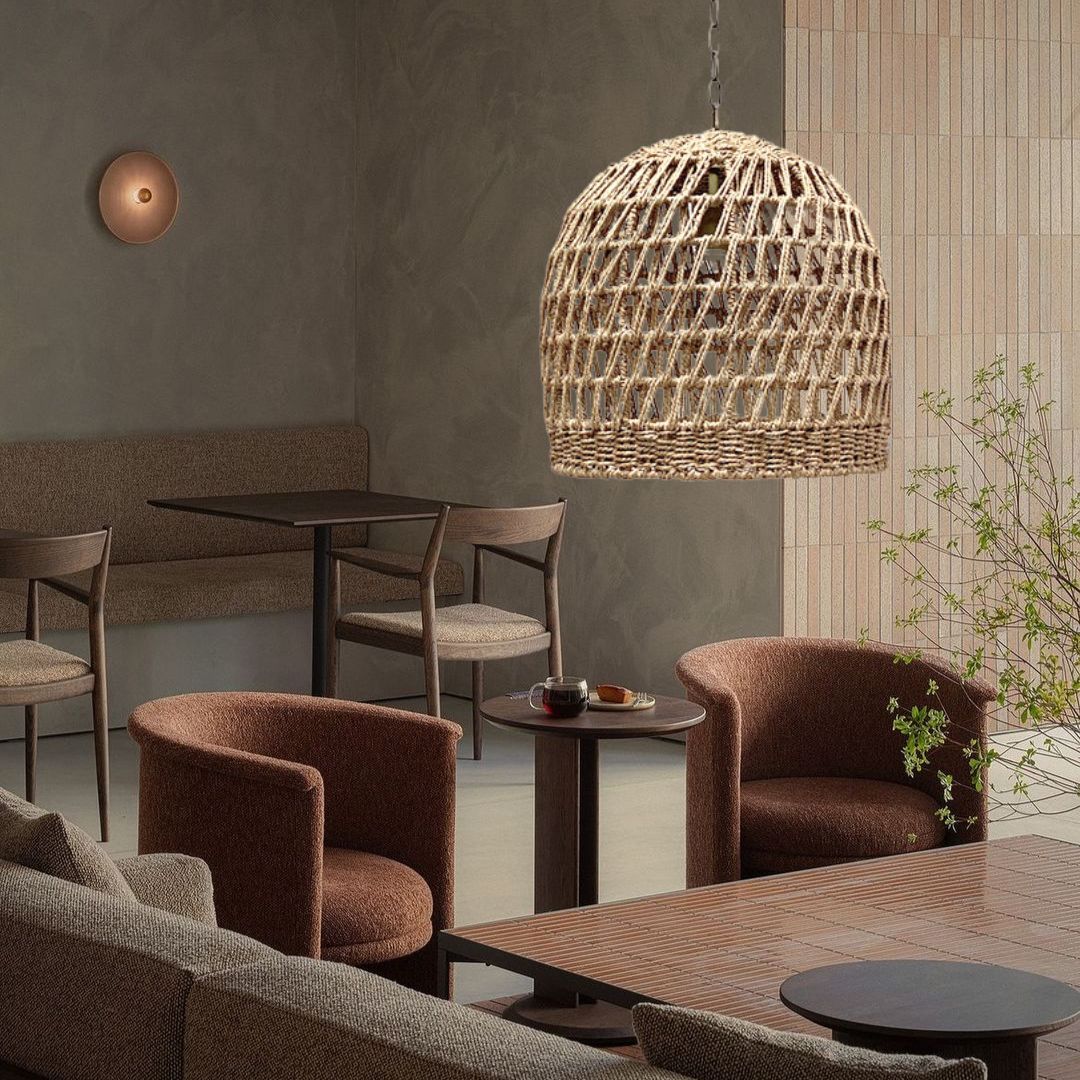 Milford Rope Pendant Light Chandelier-labpiecesign