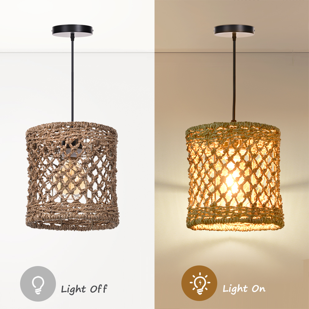 Stylish Straw Pendant Light - Labpiecesign