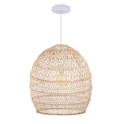 Boho style island rattan lamp decorative pendant light-labpiecesign
