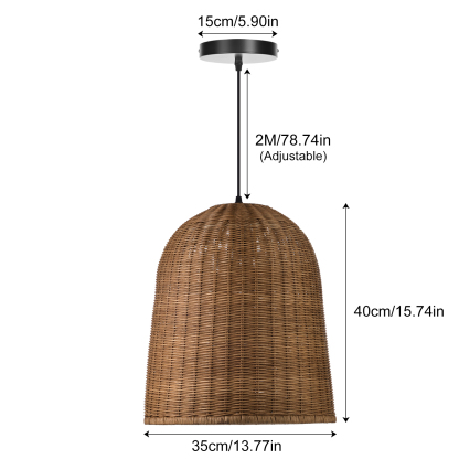 labpiecesign pastoral style retro decorated bamboo pendant light-labpiecesign