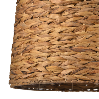 Natural Basket Seagrass Woven Pendant Light Boho Design Hanging Lamp-labpiecesign