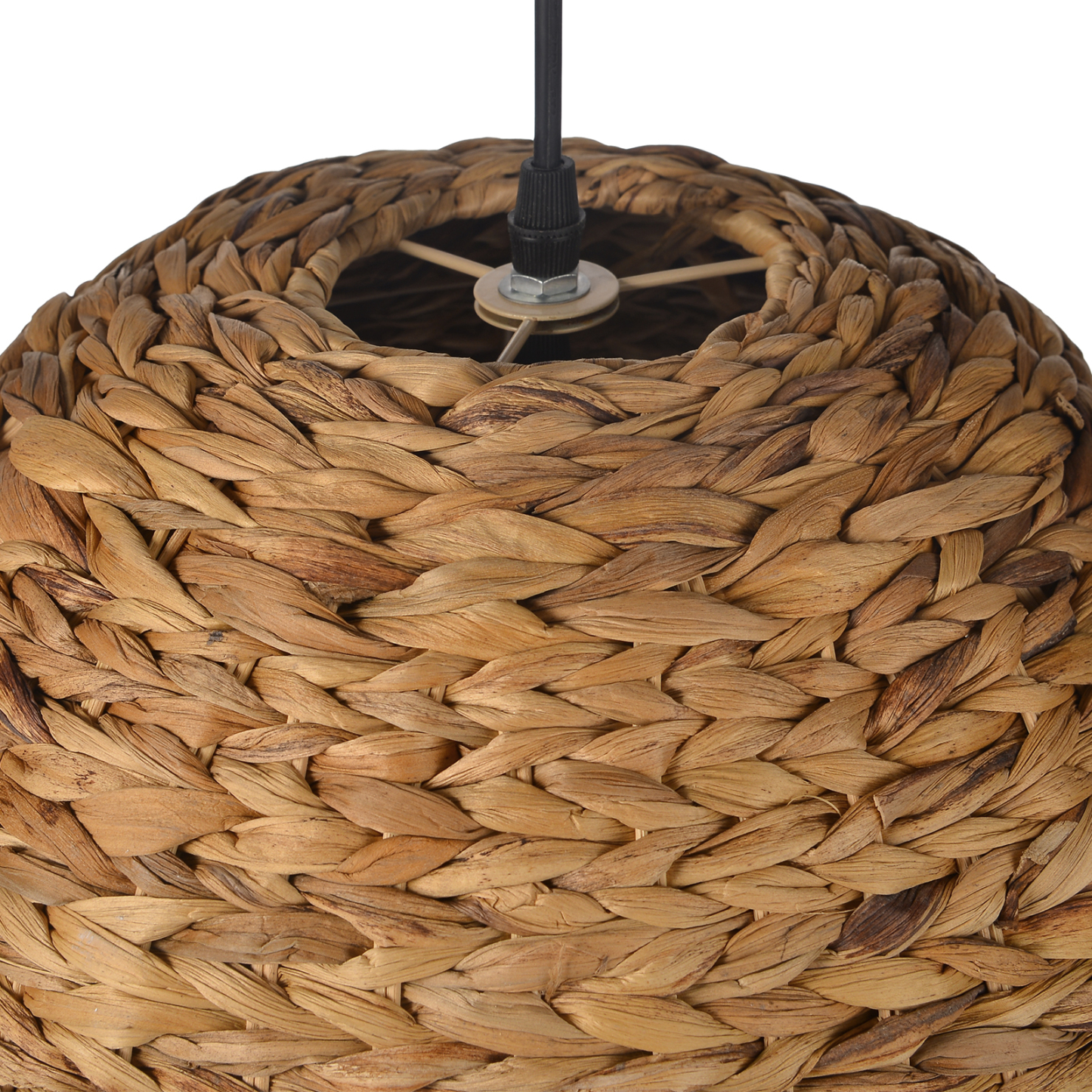 Natural Basket Seagrass Woven Pendant Light Boho Design Hanging Lamp