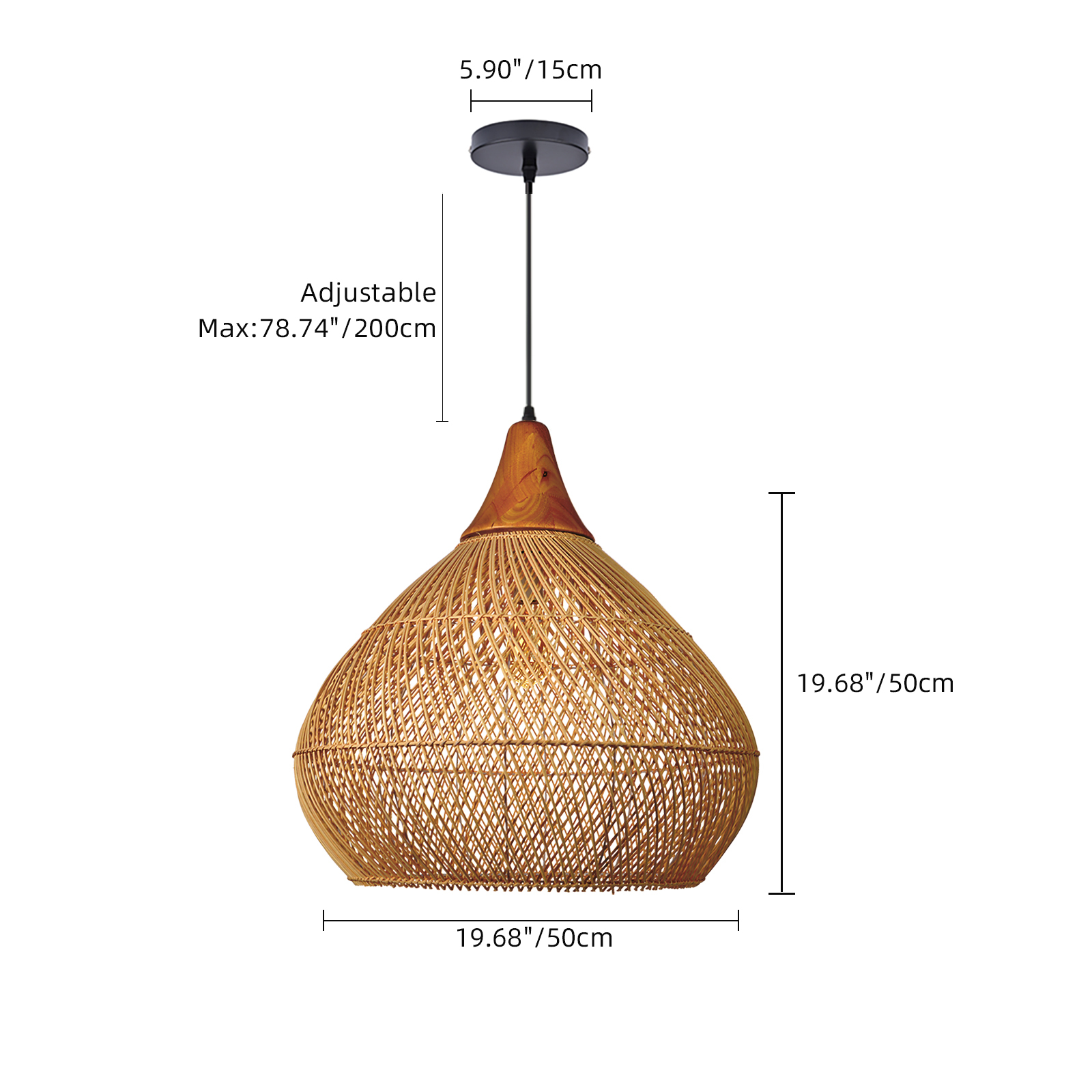 Japandi Lighting Wabi-sabi Style Bright Drum Lamp Pendant lampshade-labpiecesign