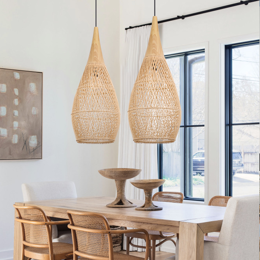 Japandi Lighting Wabi-sabi Style Bright Drum Lamp Pendant lampshade