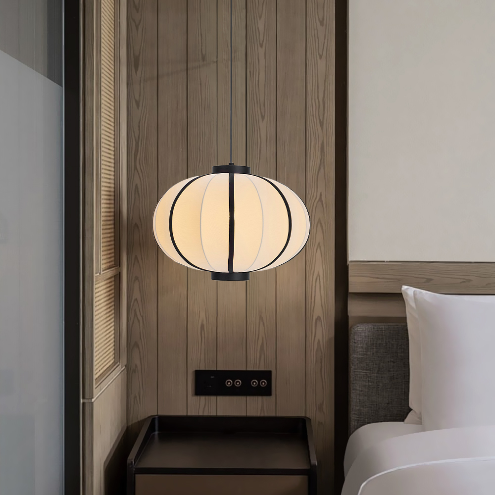 Modern Oriental Lantern Pendant Lamp Japanese Hanging Light