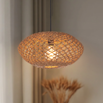 UFO Straw Pendant Light-labpiecesign