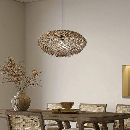 UFO Straw Pendant Light-labpiecesign