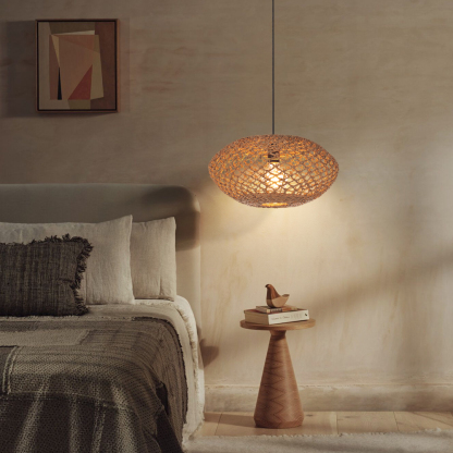 UFO Straw Pendant Light-labpiecesign