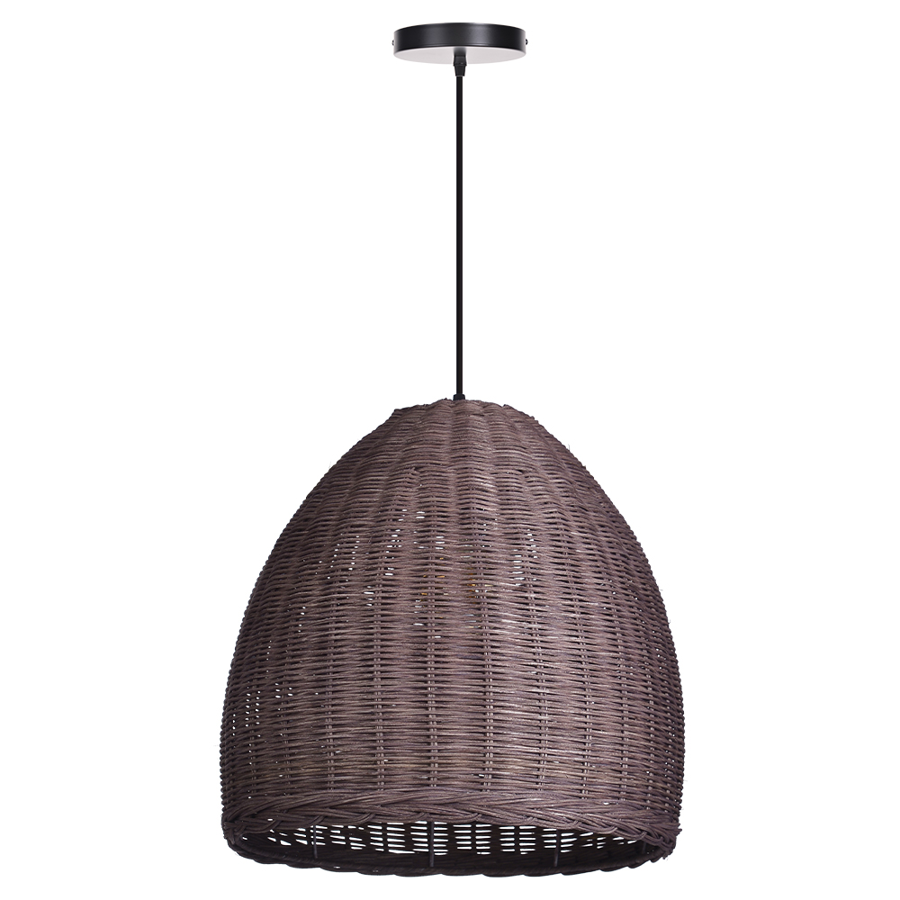 Wabi Sabi Chandelier Retro Restaurant Rattan Pendant Light