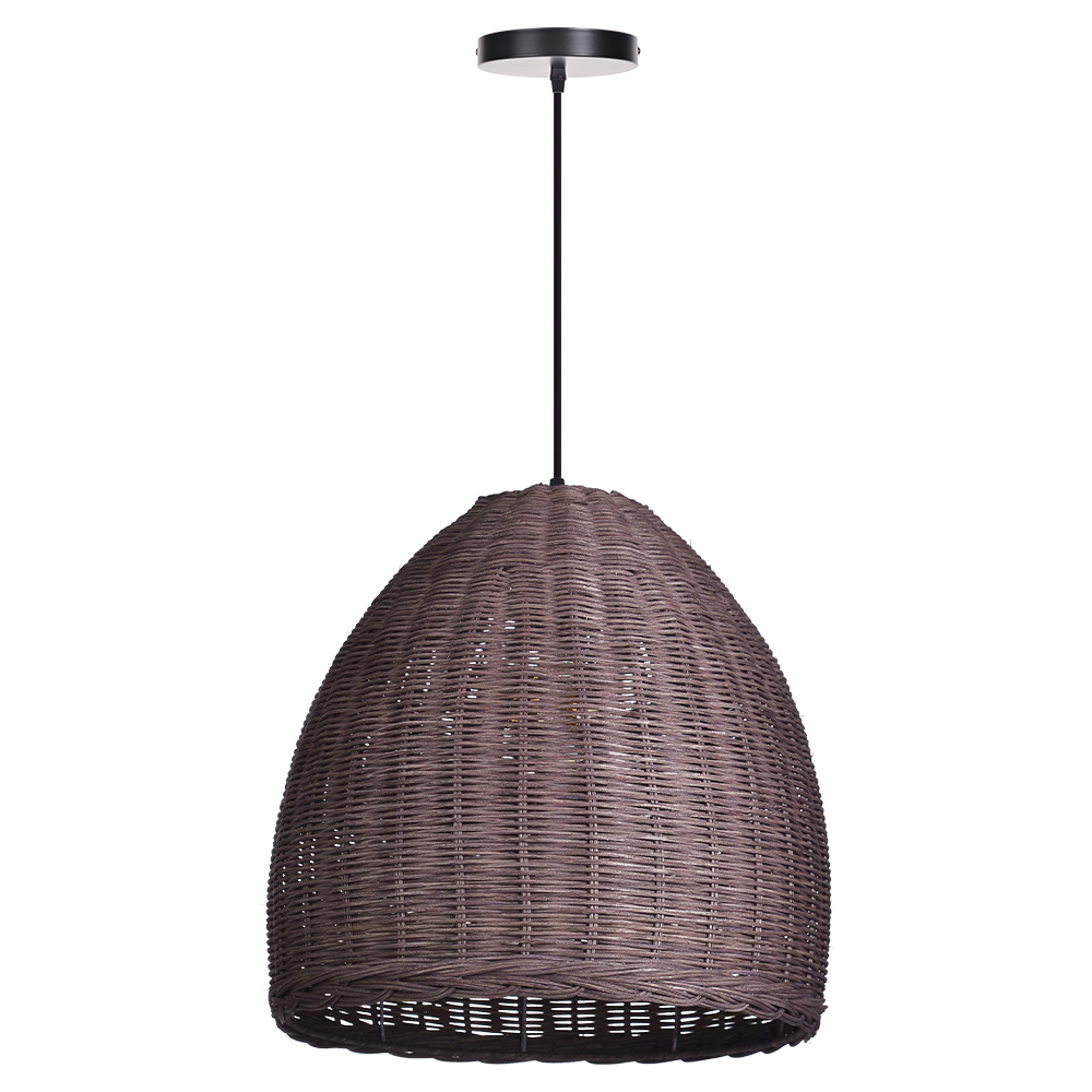 Wabi Sabi Chandelier Retro Restaurant Rattan Pendant Light