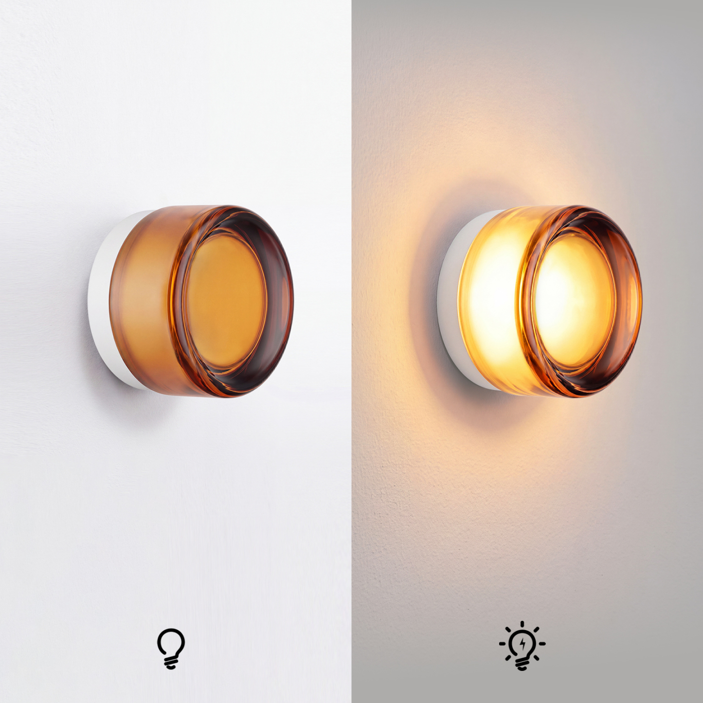 Glass Surface Mount Sconce