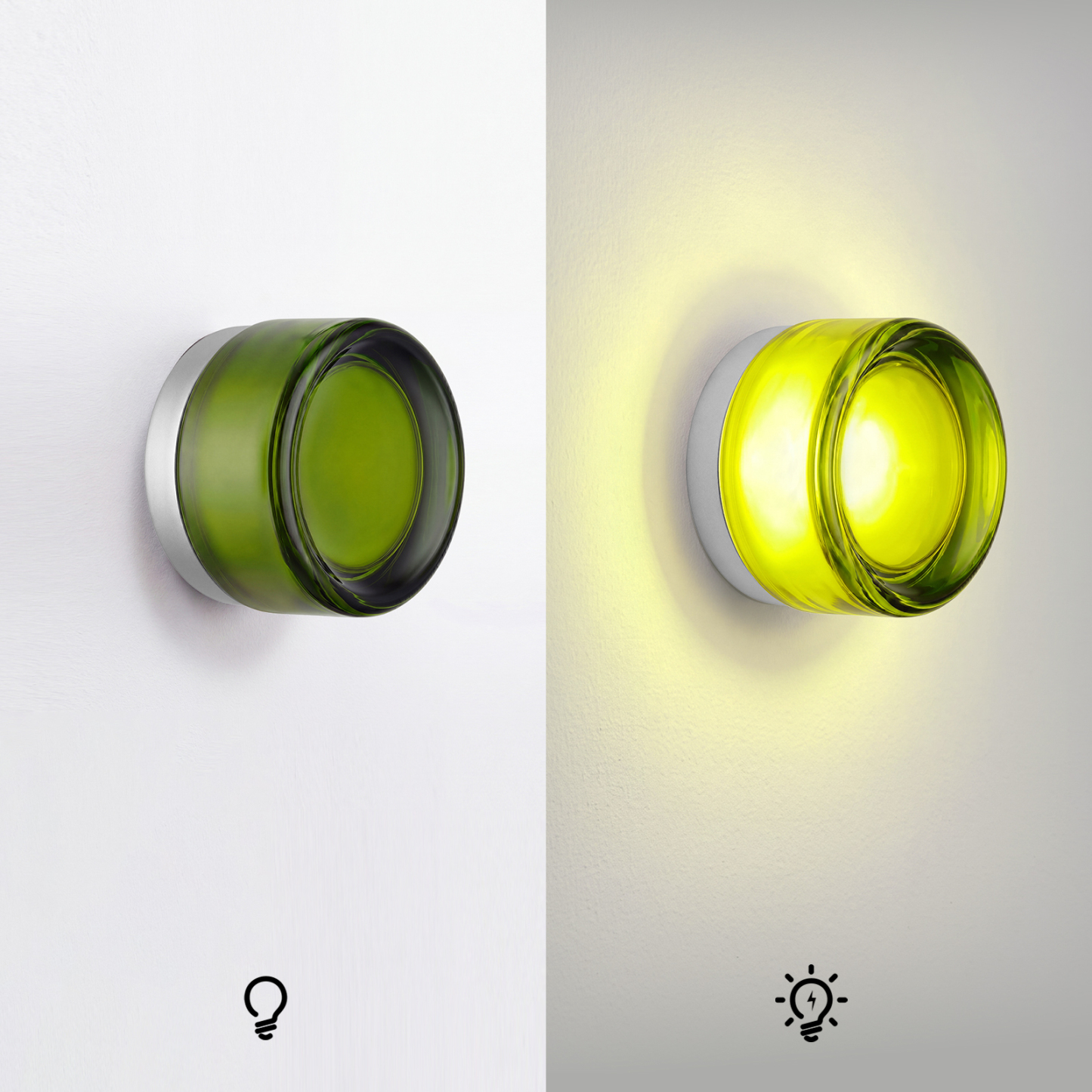 Glass Surface Mount Sconce