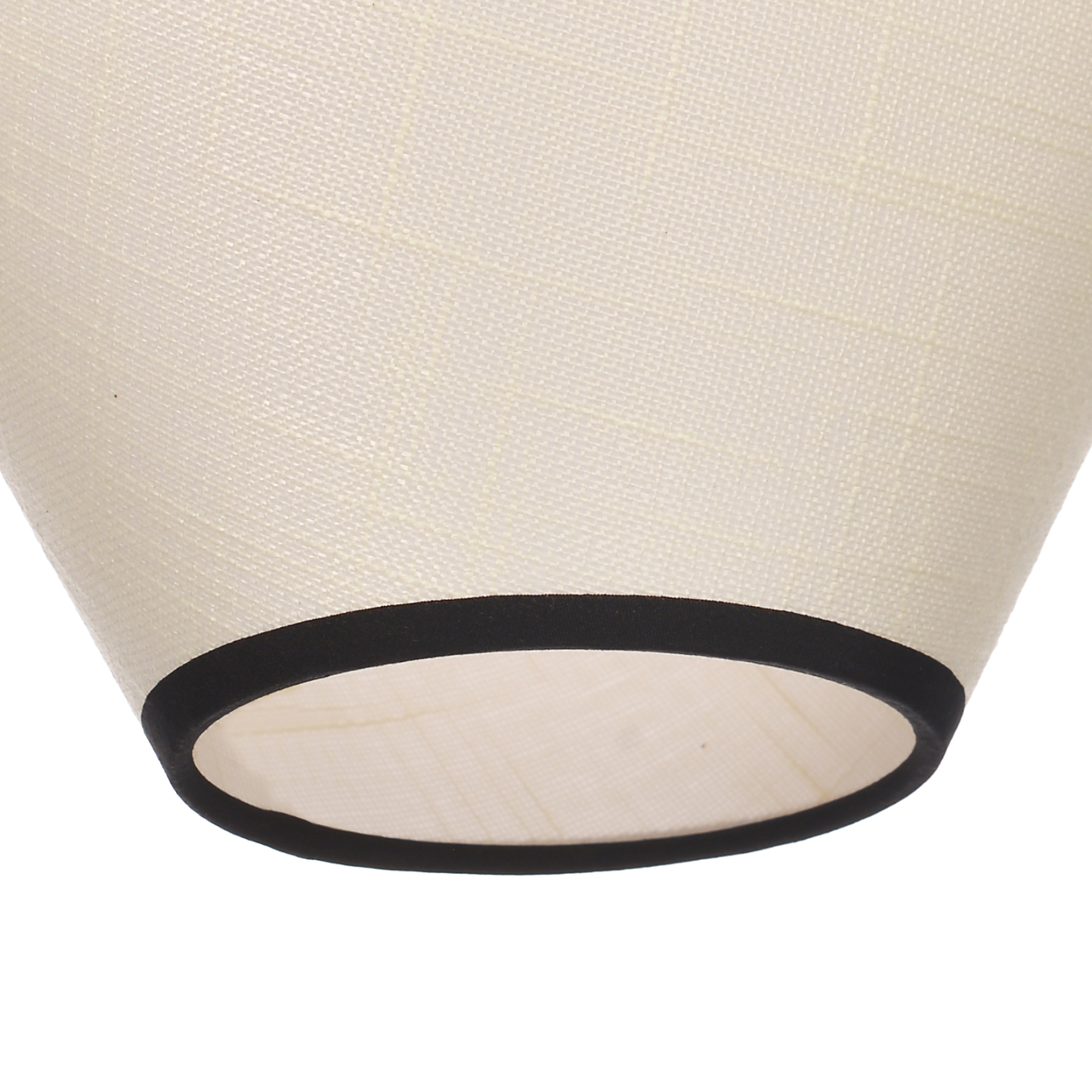 Japandi Linen Pendant Light - Modern Woven Rattan Drum Chandelier