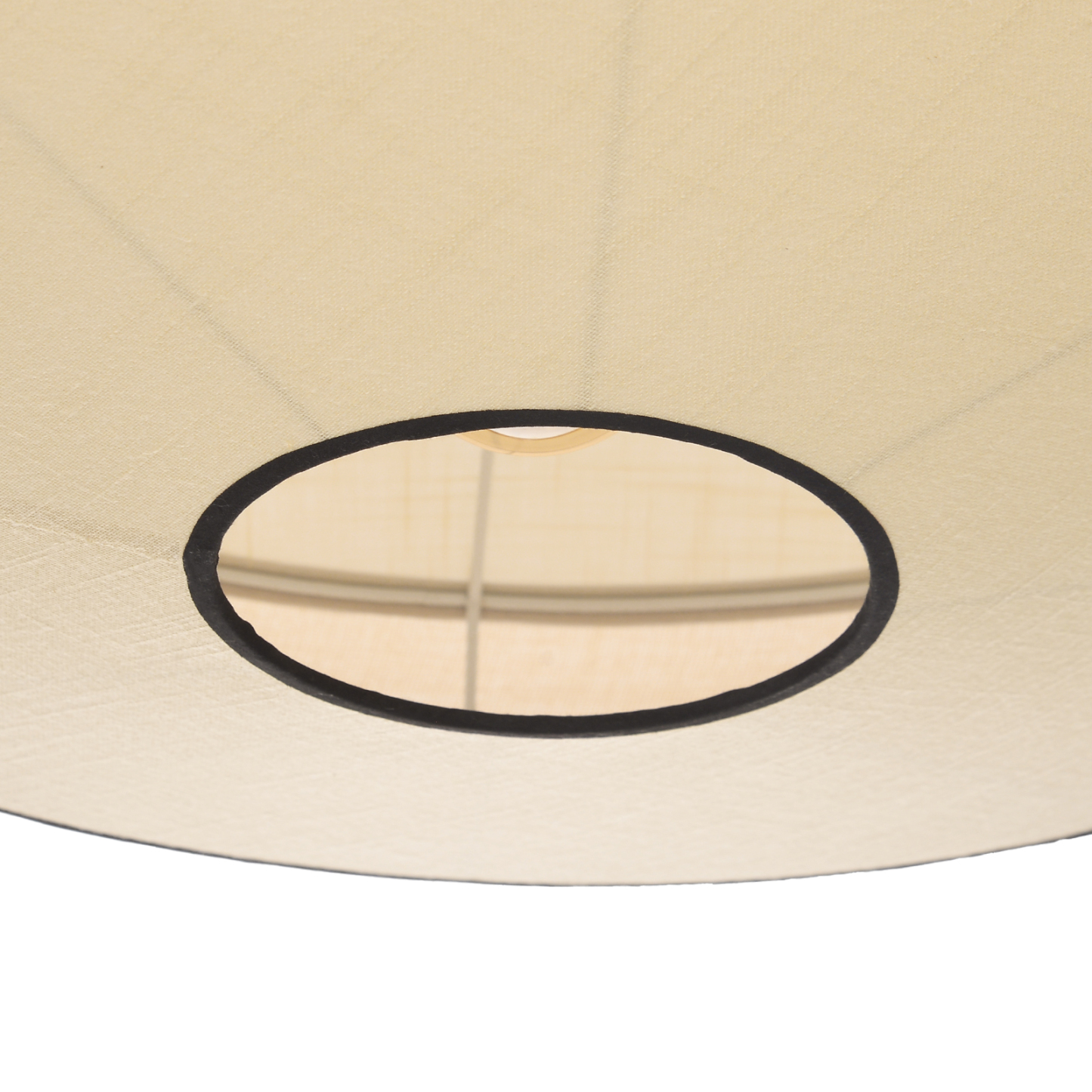 Japandi Fabric Drum Pendant Light Modern Linen Chandelier