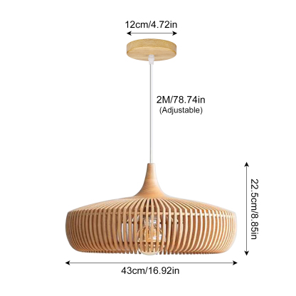Japanese Solid Wooden High Quality Pendant Light-labpiecesign