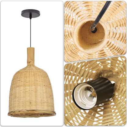 Handmade Rattan Large Pendant Light for Restaurant Hotel Club Villa Deco Lighting-labpiecesign