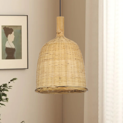 Handmade Rattan Large Pendant Light for Restaurant Hotel Club Villa Deco Lighting-labpiecesign