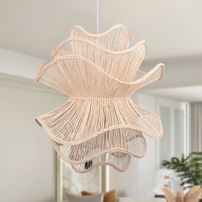 Hemp rope three-layer creative chandelier-labpiecesign