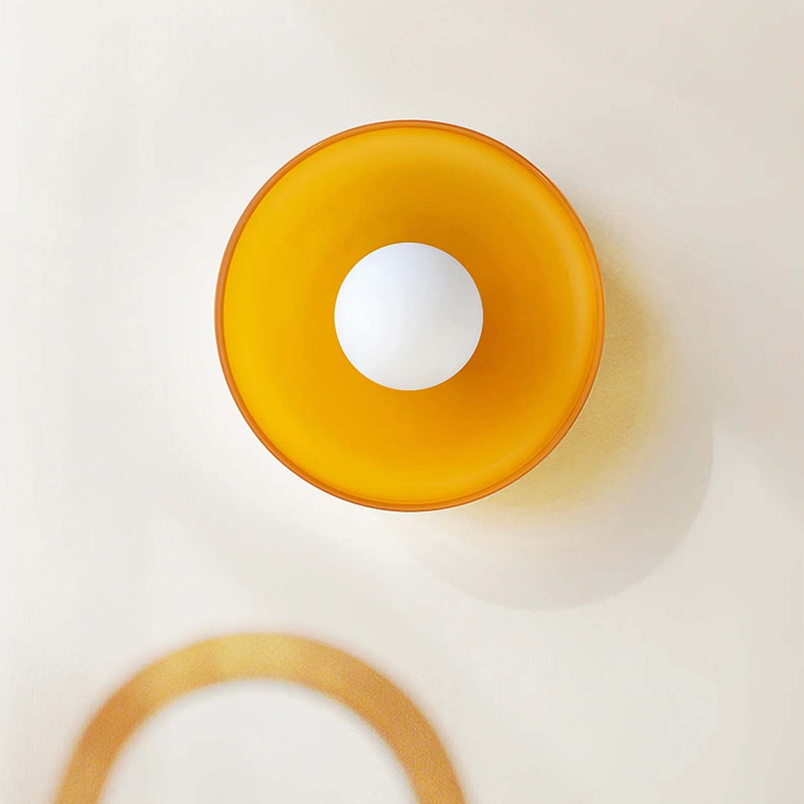 Glass Round LED Ceiling Light-labpiecesign