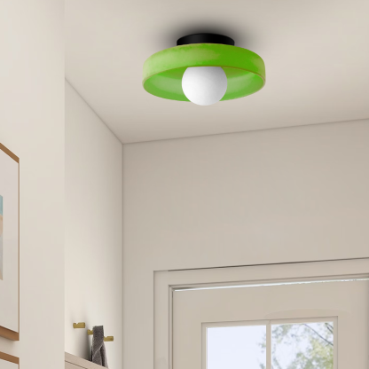 Glass Round LED Ceiling Light-labpiecesign