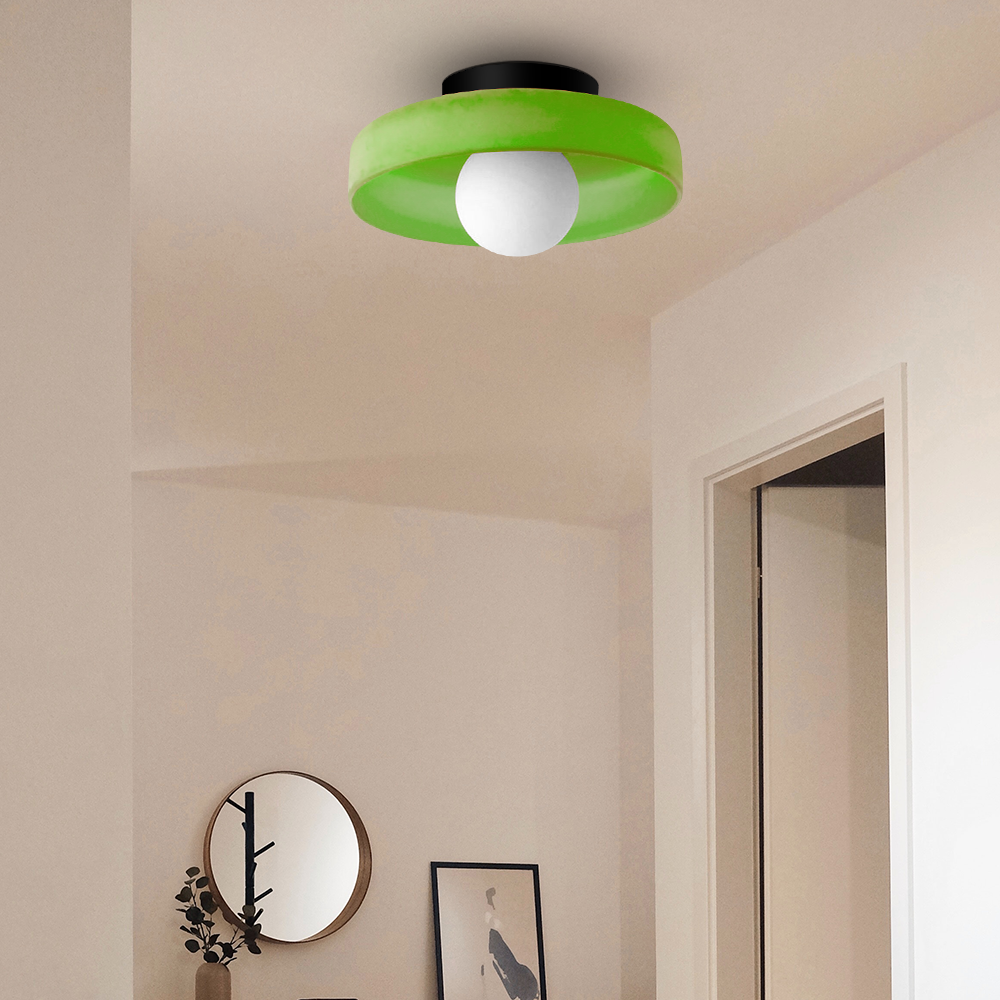 Glass Round LED Ceiling Light-labpiecesign
