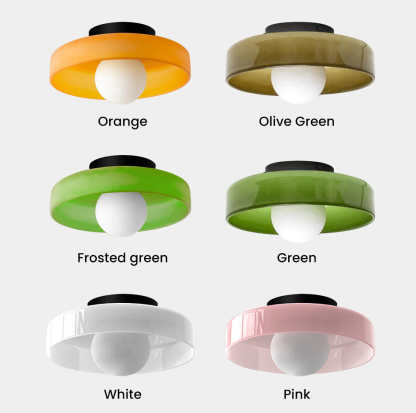 Glass Round LED Ceiling Light-labpiecesign