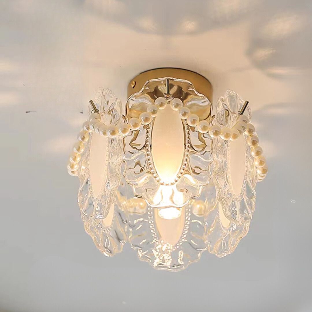 French Light Luxury Aisle Light Full Spectrum Three-color LED Ceiling Light-labpiecesign