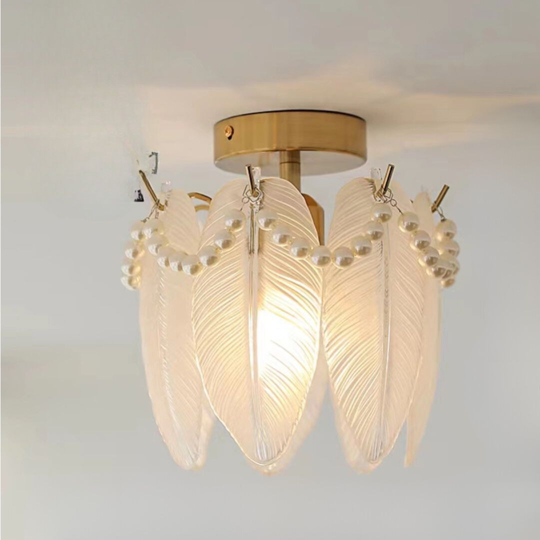 French Light Luxury Aisle Light Full Spectrum Three-color LED Ceiling Light-labpiecesign