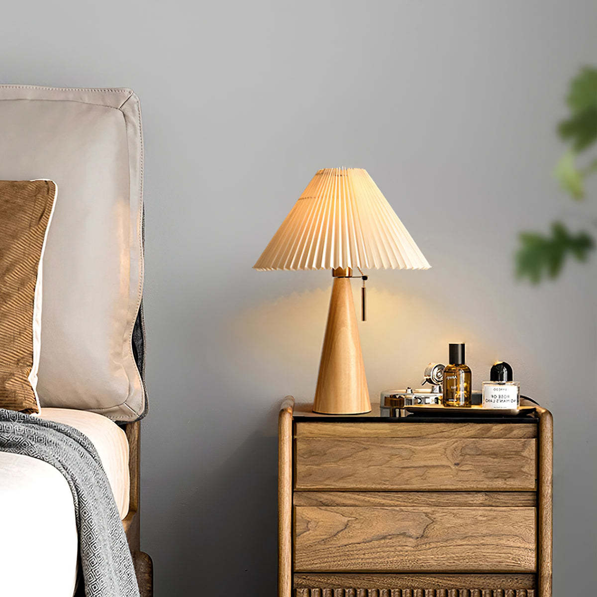 Japanese Retro Bedroom Bedside Table Lamp-labpiecesign