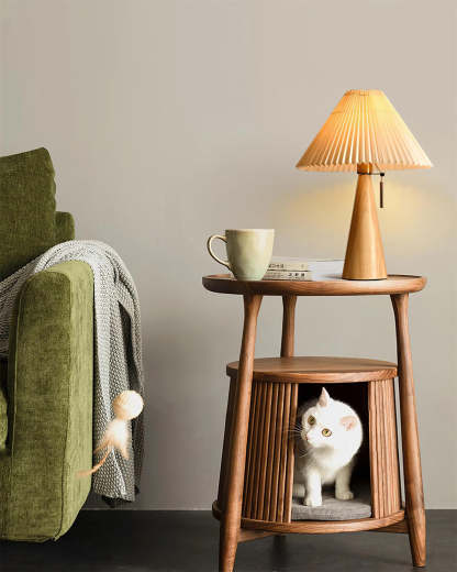 Japanese Retro Bedroom Bedside Table Lamp-labpiecesign
