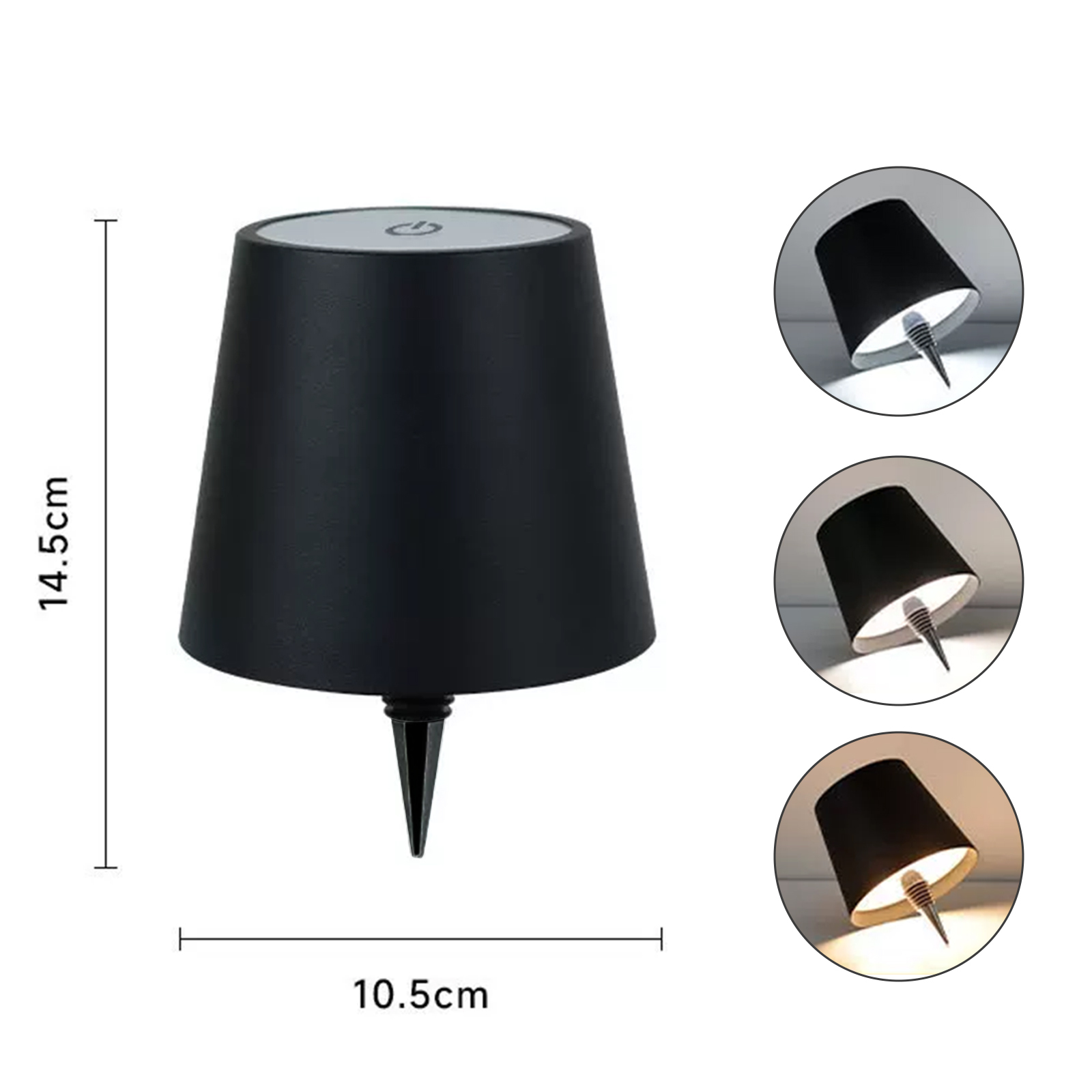 Minimalist LED Bottle Table Lamp
