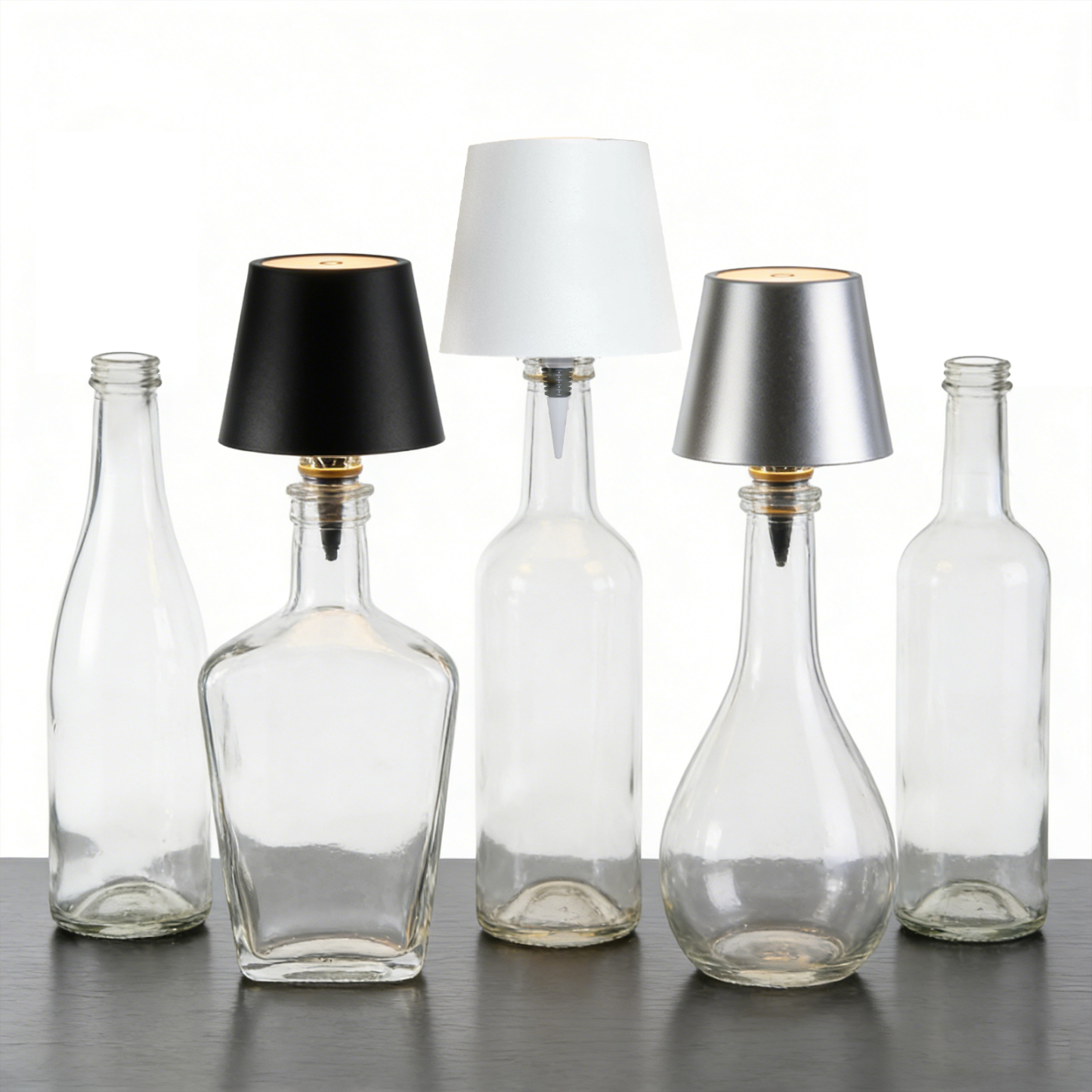 Minimalist LED Bottle Table Lamp