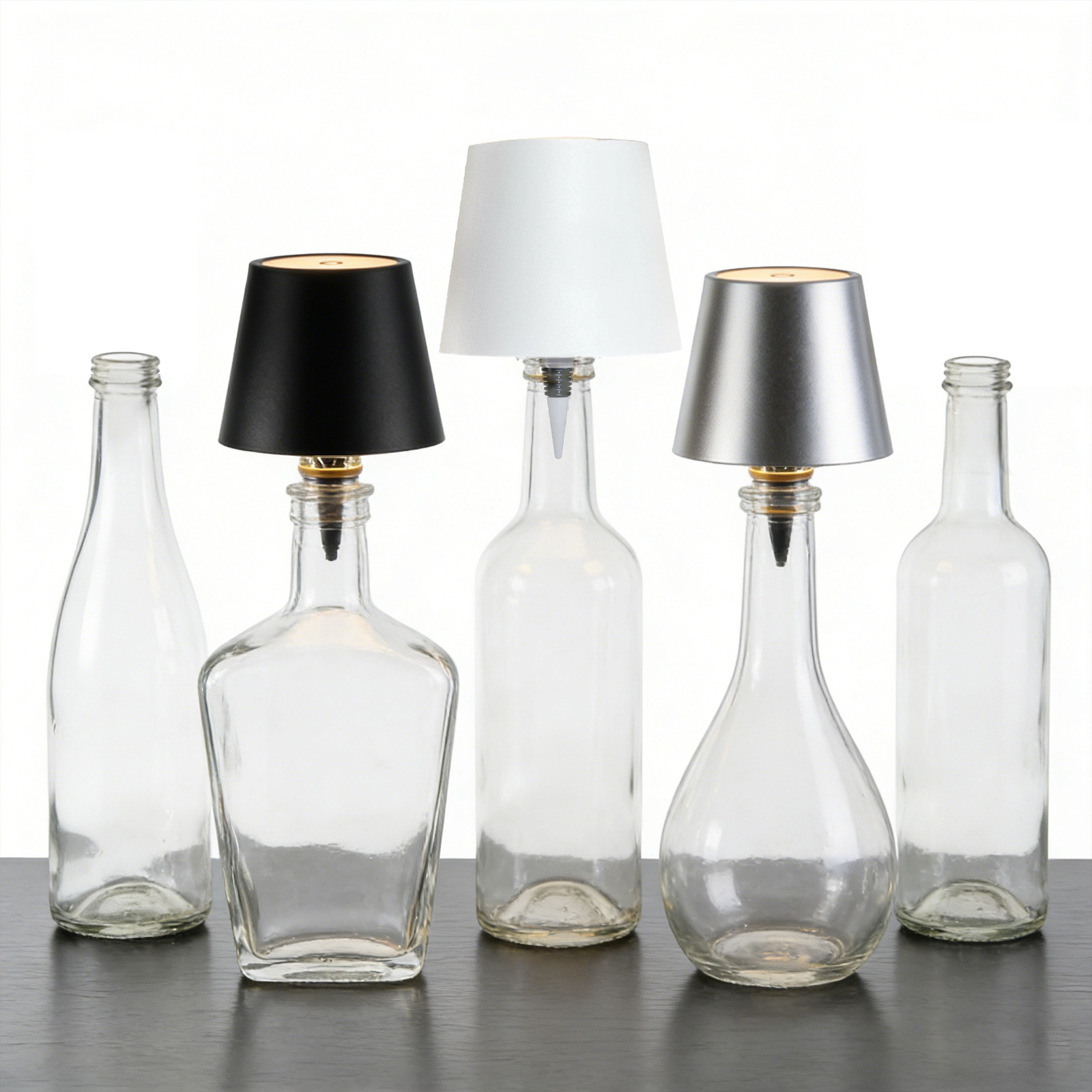 Minimalist LED Bottle Table Lamp