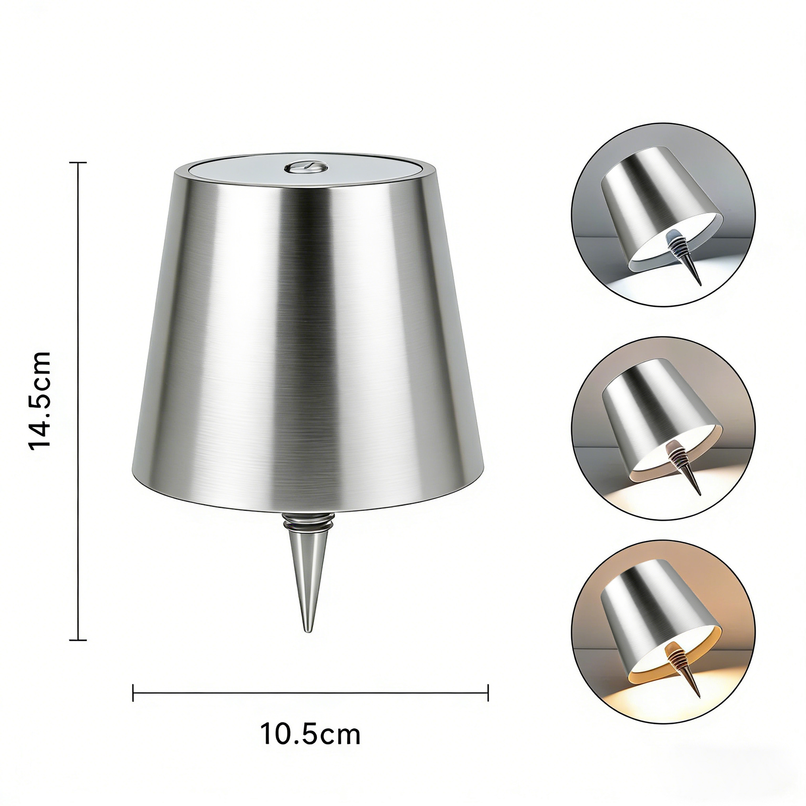 Minimalist LED Bottle Table Lamp